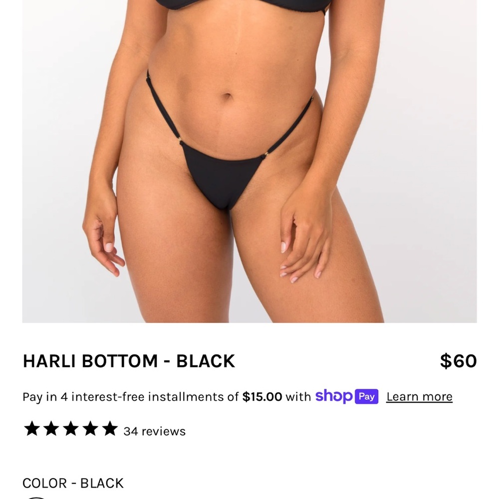 Skatie Harli bottom in Black size S